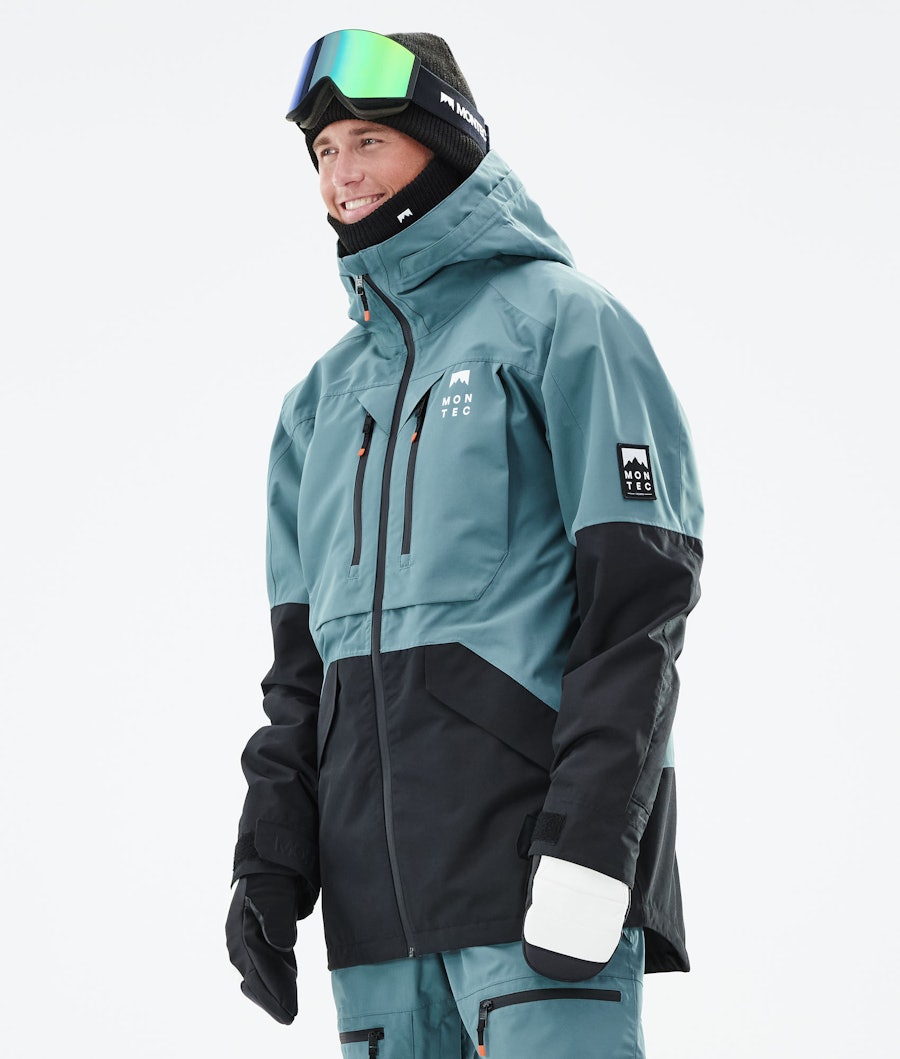 Moss 2021 Snowboard Jacket Men Atlantic/Black Renewed