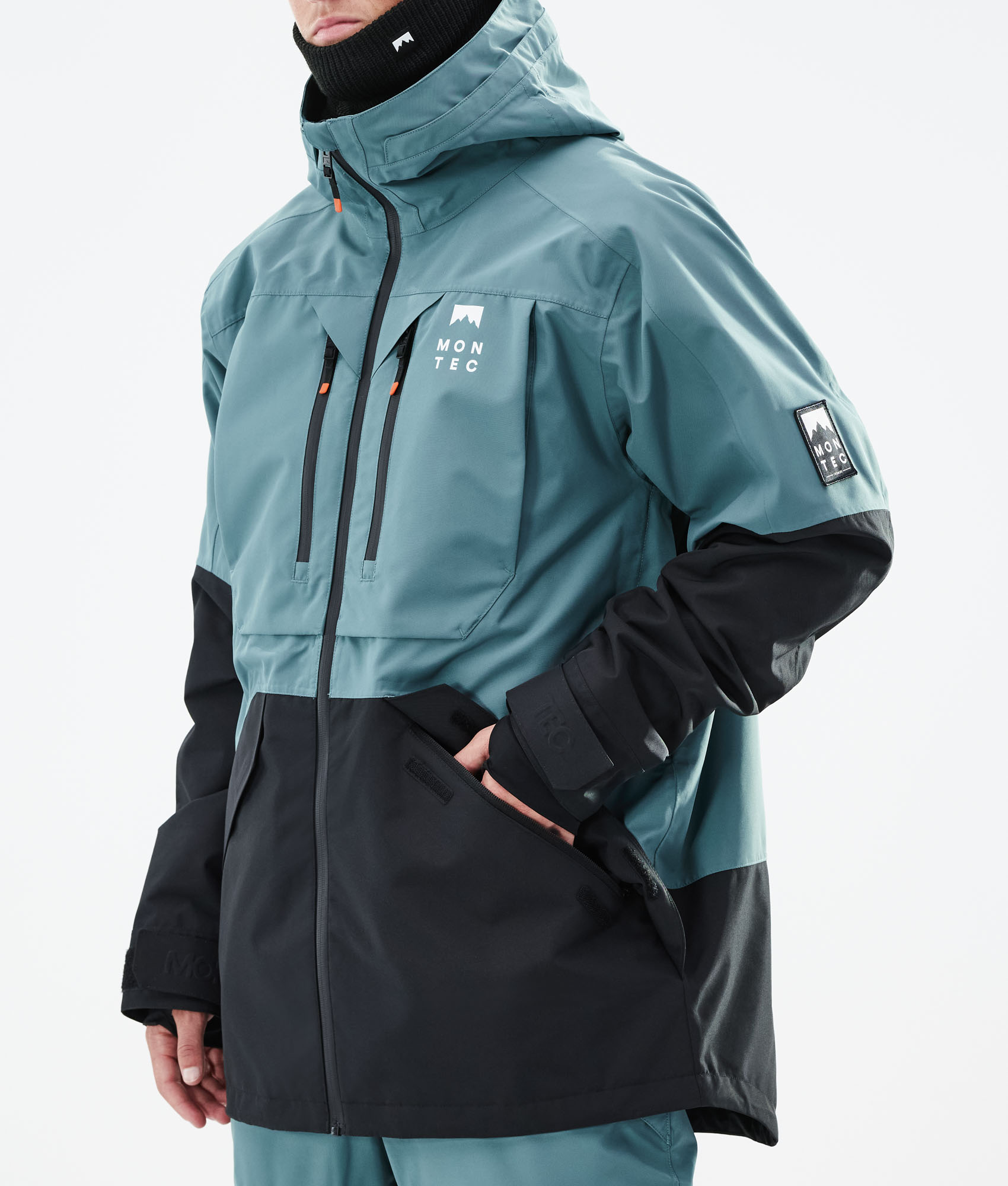 Moss Ski Jacket Atlantic/Black | Montecwear.com