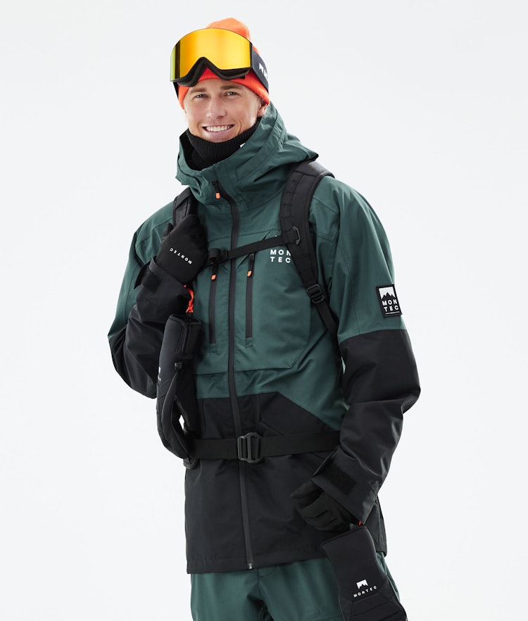 Moss 2021 Veste Snowboard Homme Dark Atlantic/Black