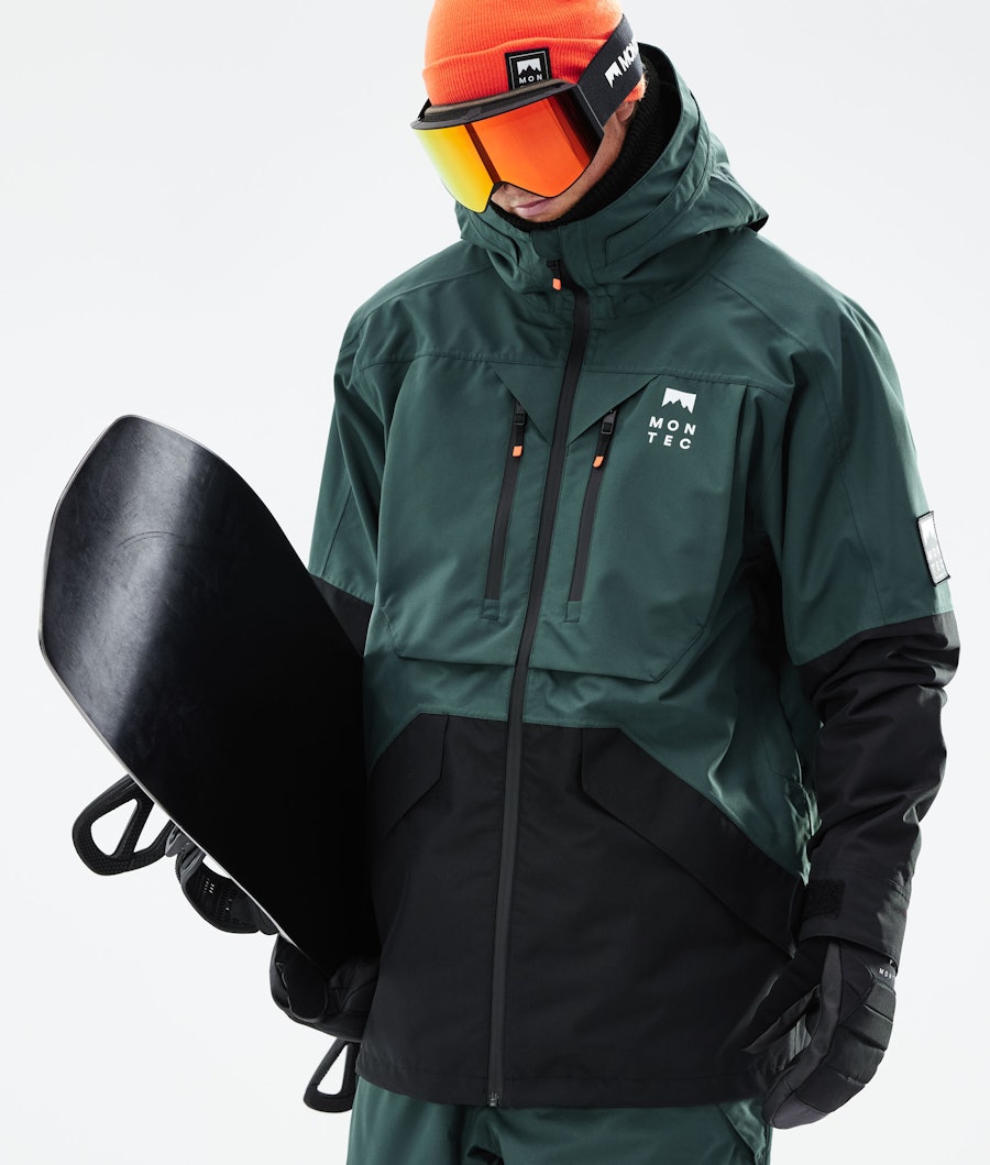 Montec Moss 2021 Men's Snowboard Jacket Dark Atlantic/Black