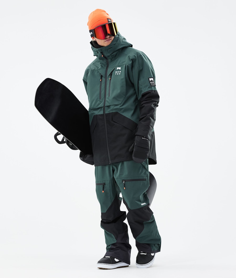 Moss 2021 Snowboard Jacket Men Dark Atlantic/Black