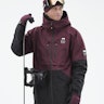 Montec Moss 2021 Snowboard Jacket Burgundy/Black