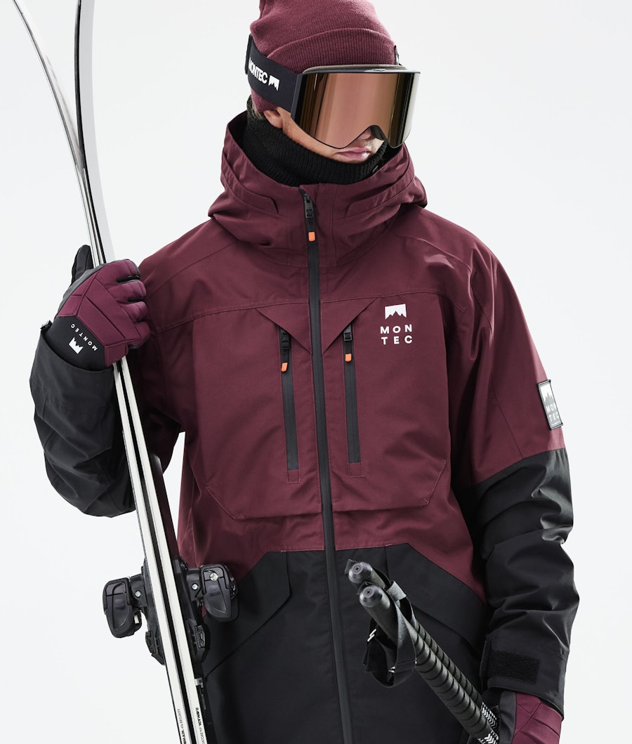 Montec Moss Ski Jacket Burgundy/Black