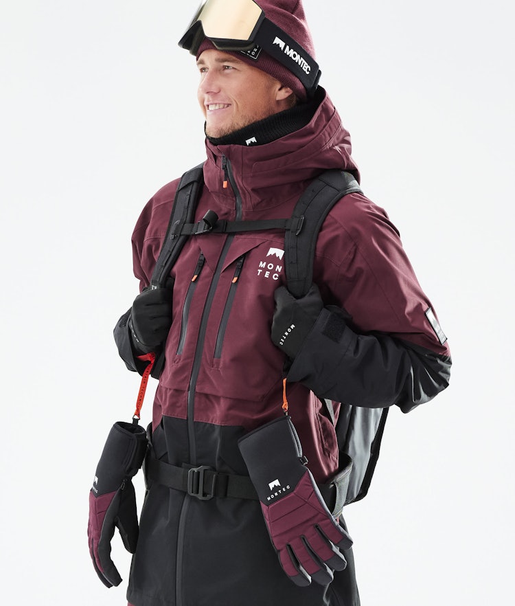 Montec Moss 2021 Snowboard Jacket Men Burgundy/Black