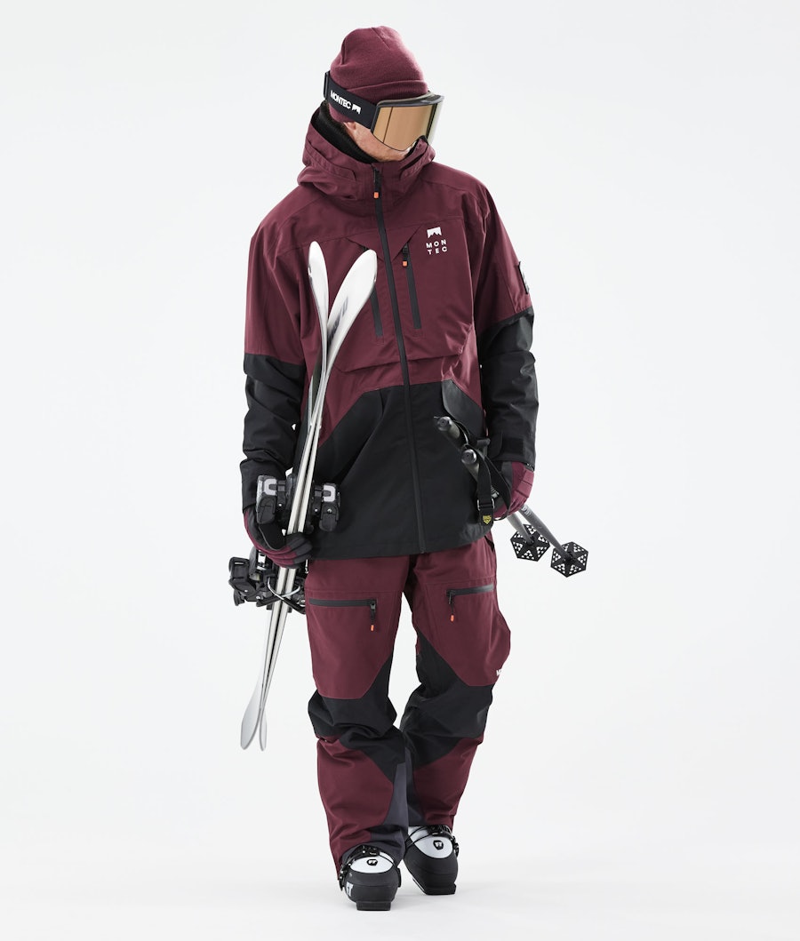Moss 2021 Ski jas Heren Burgundy/Black