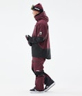 Moss 2021 Veste Snowboard Homme Burgundy/Black