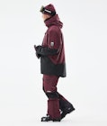 Moss 2021 Ski Jacket Men Burgundy/Black
