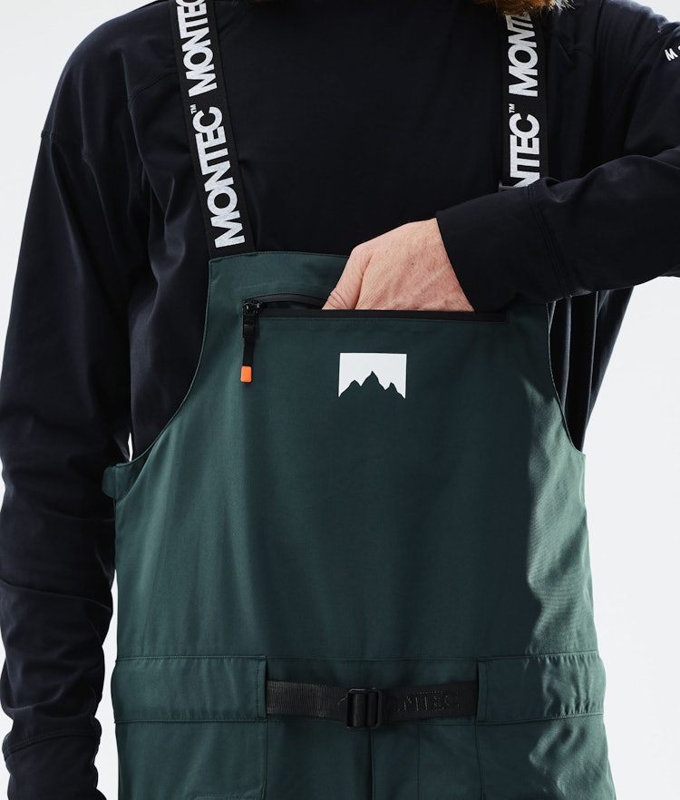 Moss 2021 Spodnie Snowboardowe Mężczyźni Dark Atlantic/Black