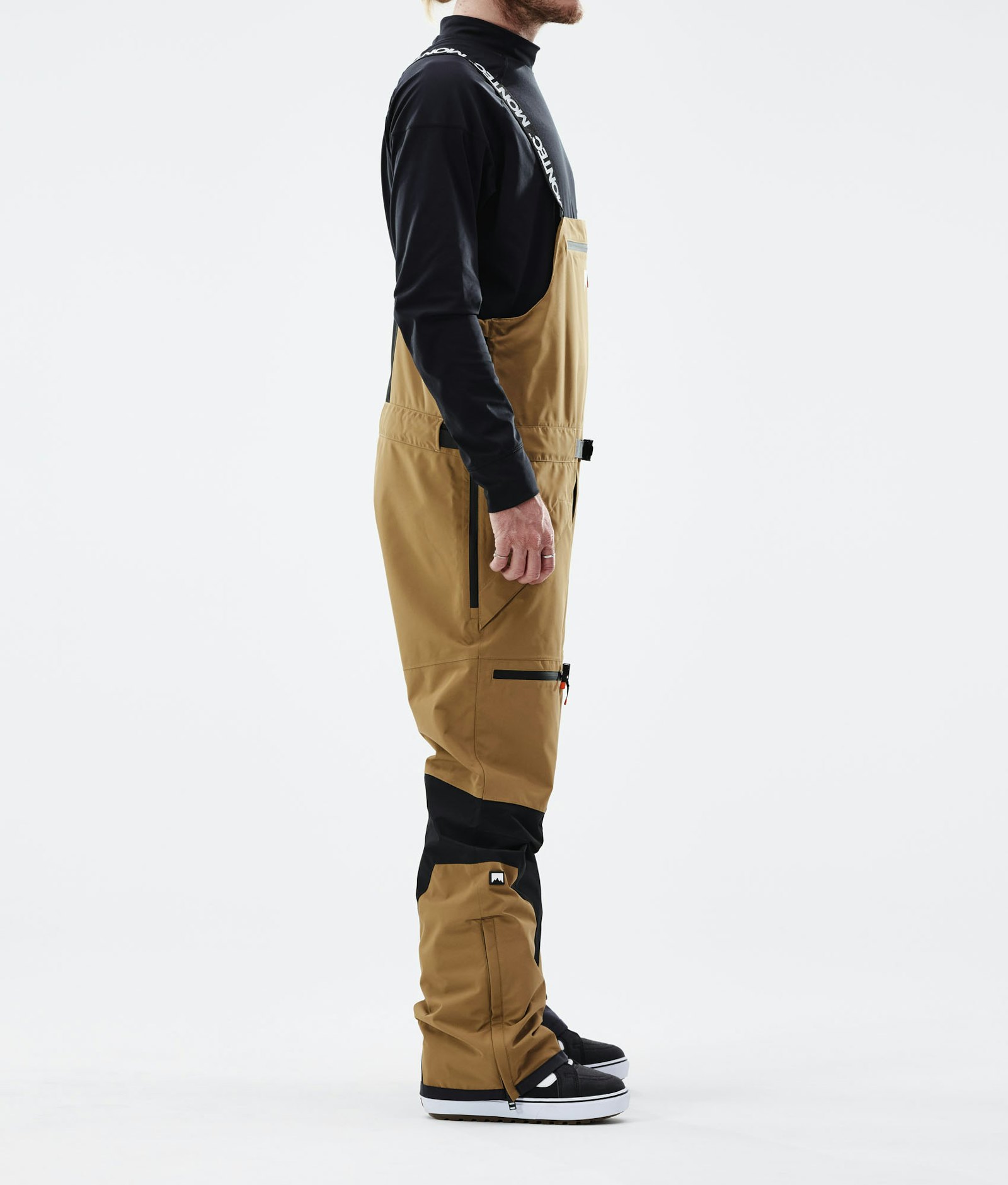 Moss 2021 Kalhoty na Snowboard Pánské Gold/Black