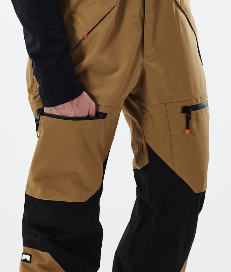 Moss 2021 Snowboard Pants Men Gold/Black Renewed, Image 6 of 6