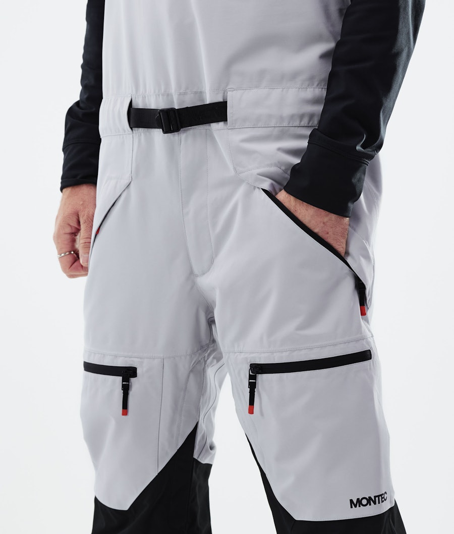 Moss 2021 Snowboard Pants Men Light Grey/Black