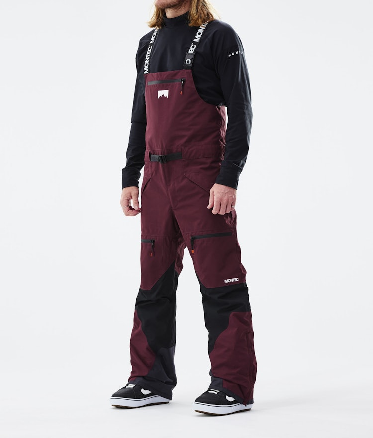 Moss 2021 Snowboard Pants Men Burgundy/Black, Image 1 of 6