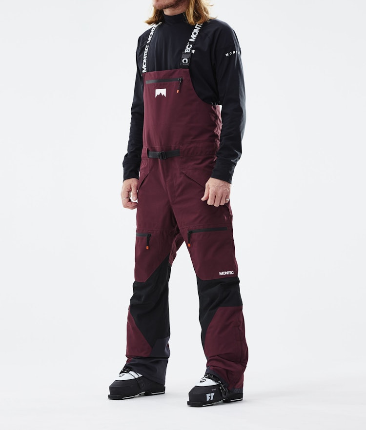 Montec Moss 2021 Ski Pants Men Burgundy/Black, Image 1 of 6