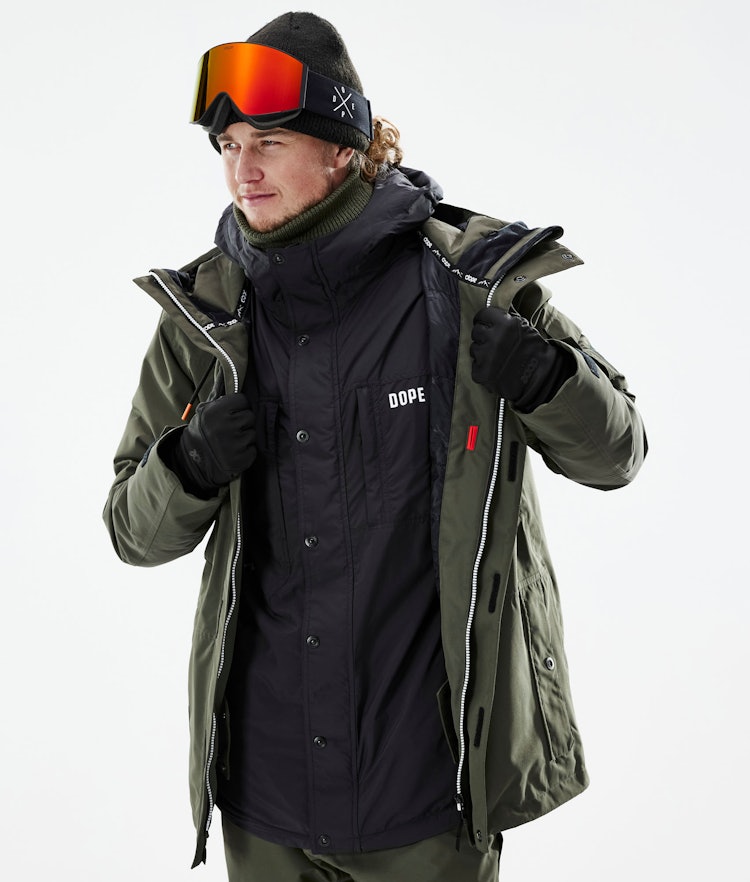 Dope Insulated Midlayer Jacket Ski Men Black, Image 2 of 12