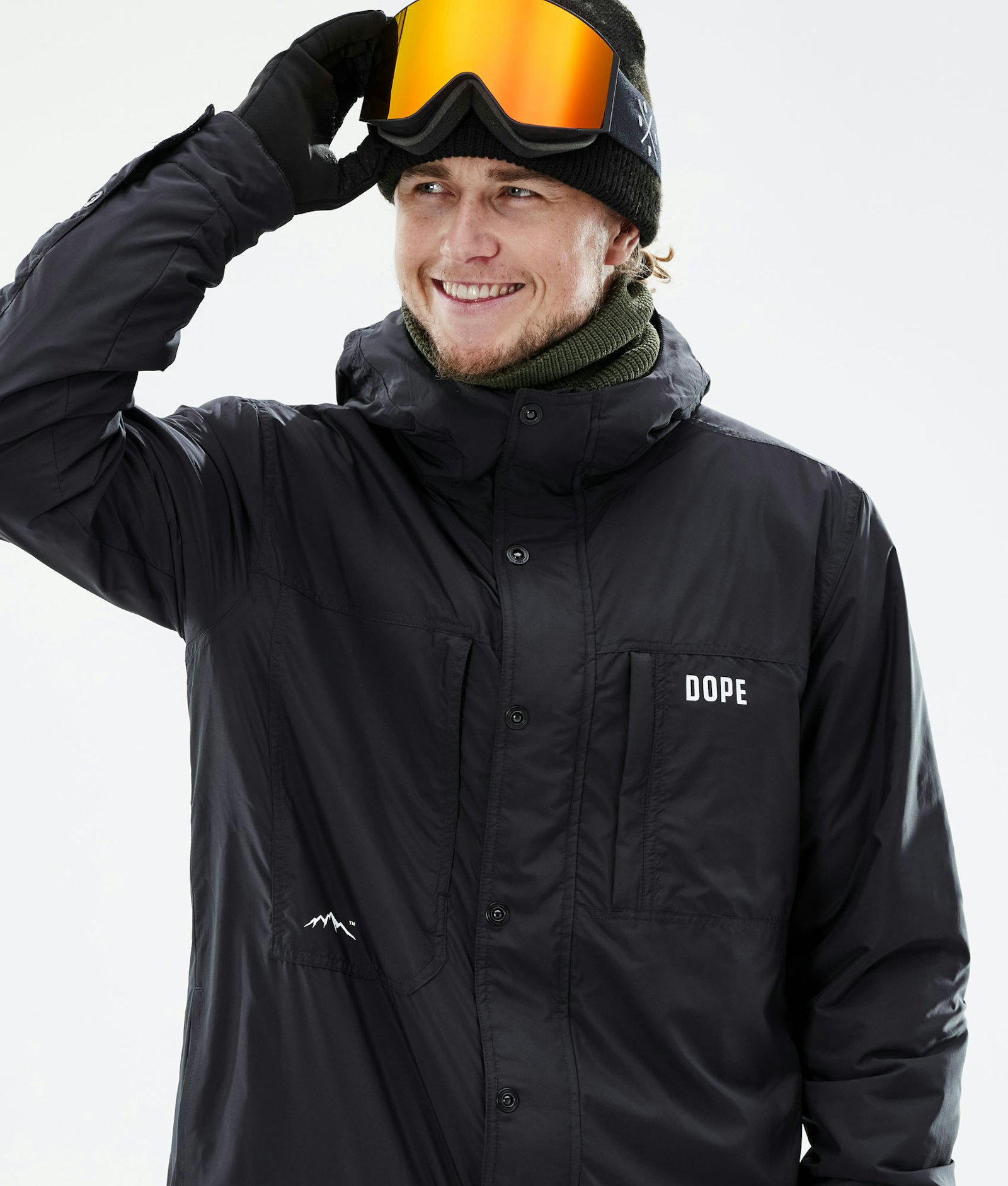 Insulated Midlayer Jas Ski Heren Black