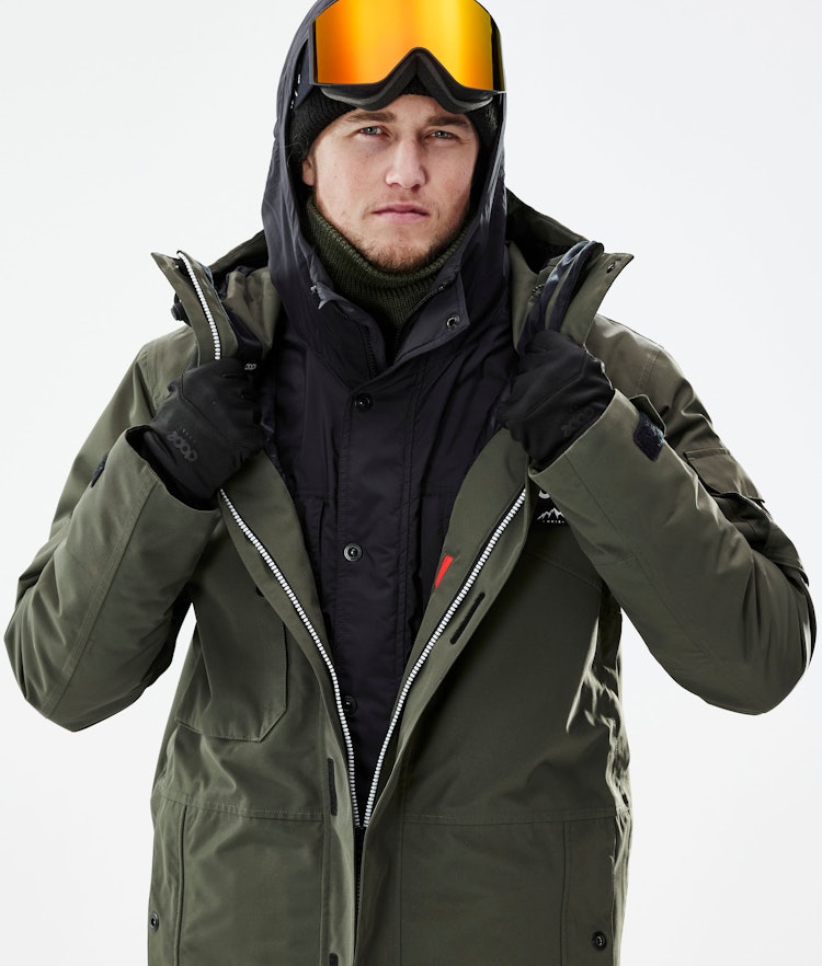 Dope Insulated Midlayer Jacket Ski Men Black, Image 4 of 12