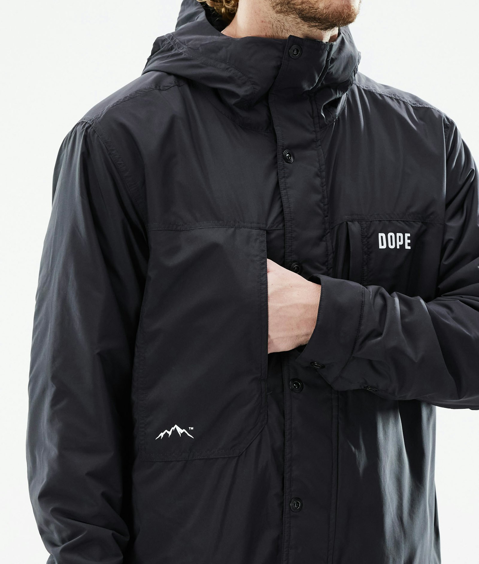 Dope Insulated Midlayer Jacket Outdoor Men Black