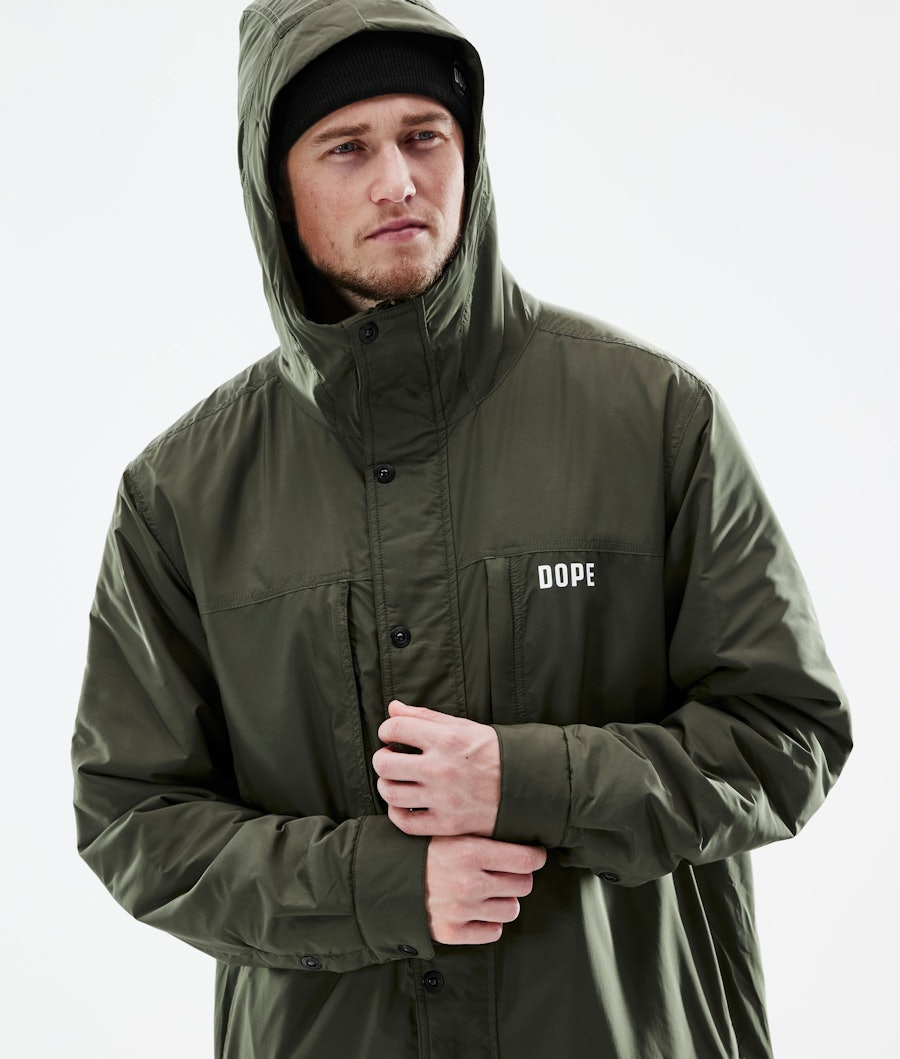 Dope Insulated Men's Midlayer Jacket Outdoor Olive Green