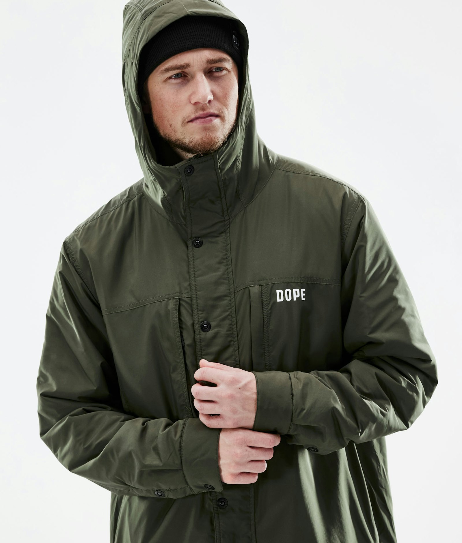 Dope Insulated Midlayer Jacket Outdoor Men Olive Green