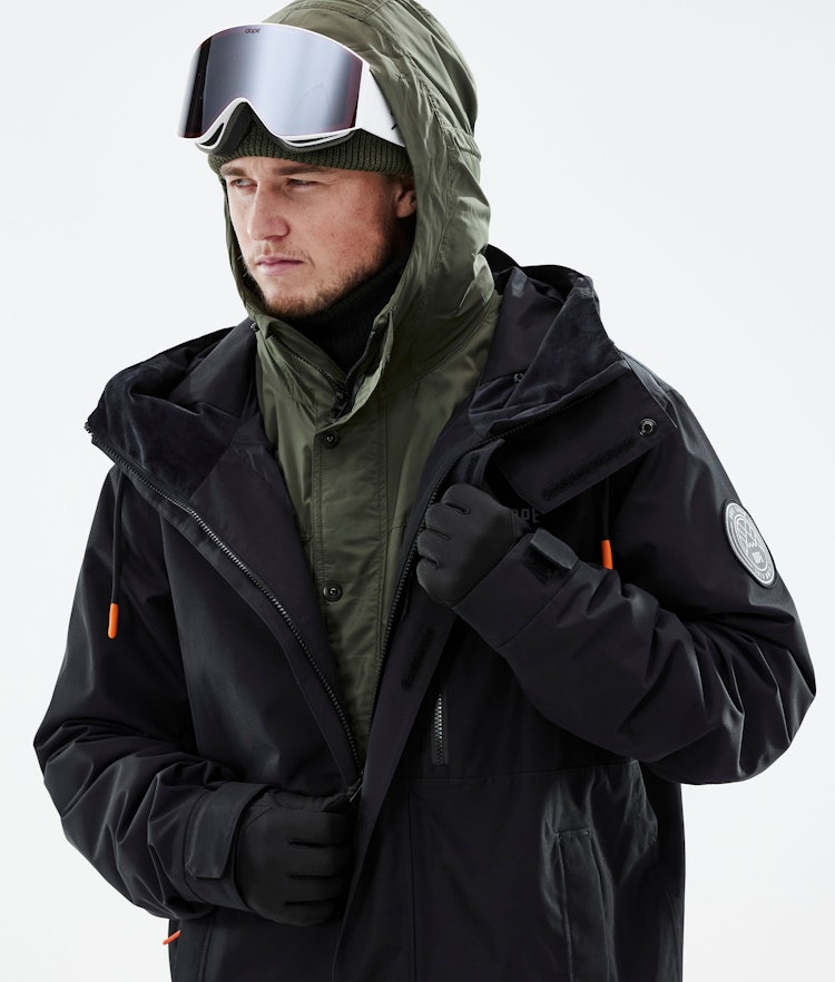 Insulated Midlayer Jacket Ski Men Olive Green, Image 4 of 12