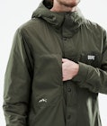 Dope Insulated Veste - Couche intermédiaire Homme Olive Green Renewed, Image 11 sur 12
