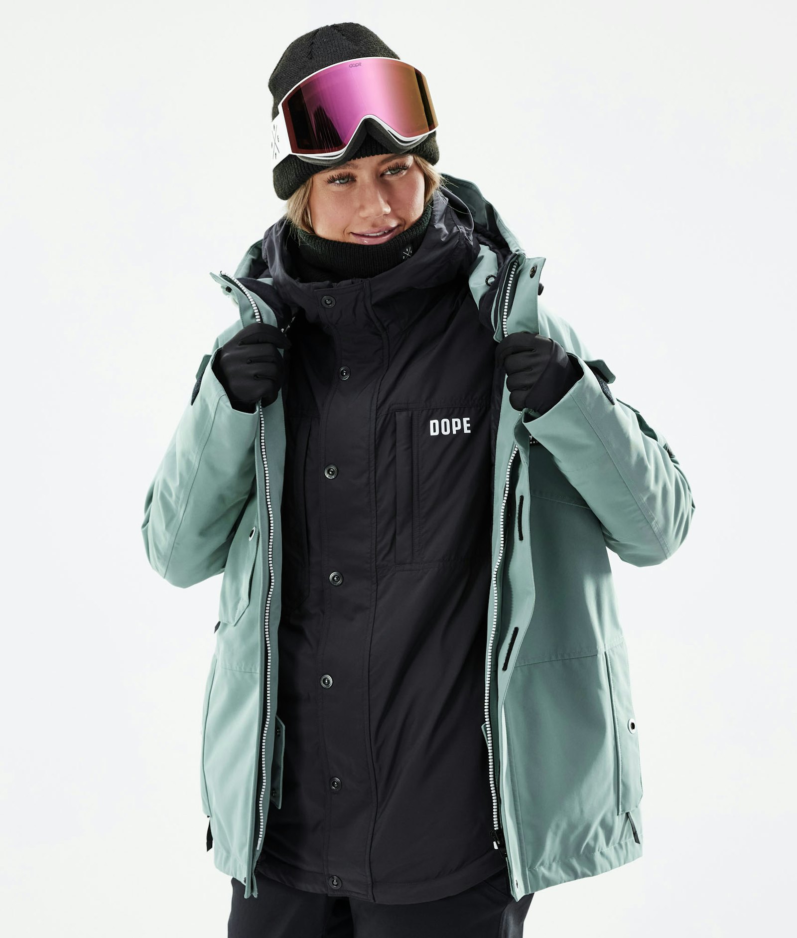 Dope Insulated W Midlayer Jacket Ski Women Black