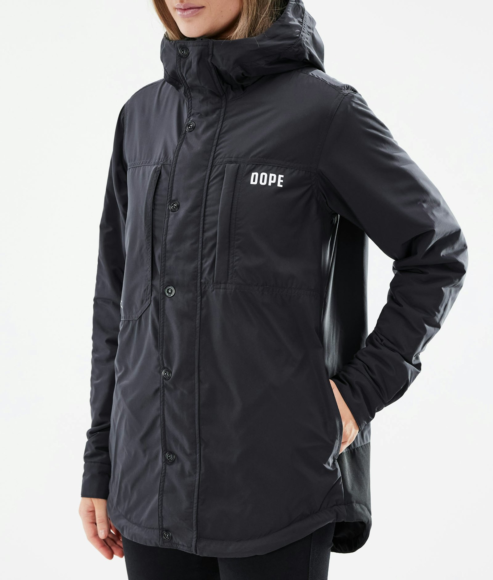 Dope Insulated W Mellomlags jakke Outdoor Dame Black