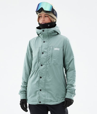 Insulated W Veste - Couche intermédiaire Femme Faded Green Renewed