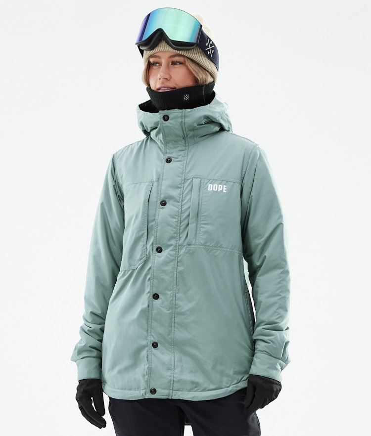 Insulated W Midlayer Jacket Women Faded Green, Image 1 of 12