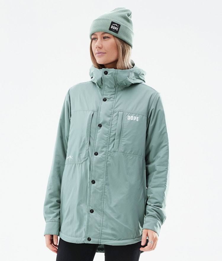 Dope Insulated W Veste Outdoor - Couche intermédiaire Femme Faded Green, Image 1 sur 10