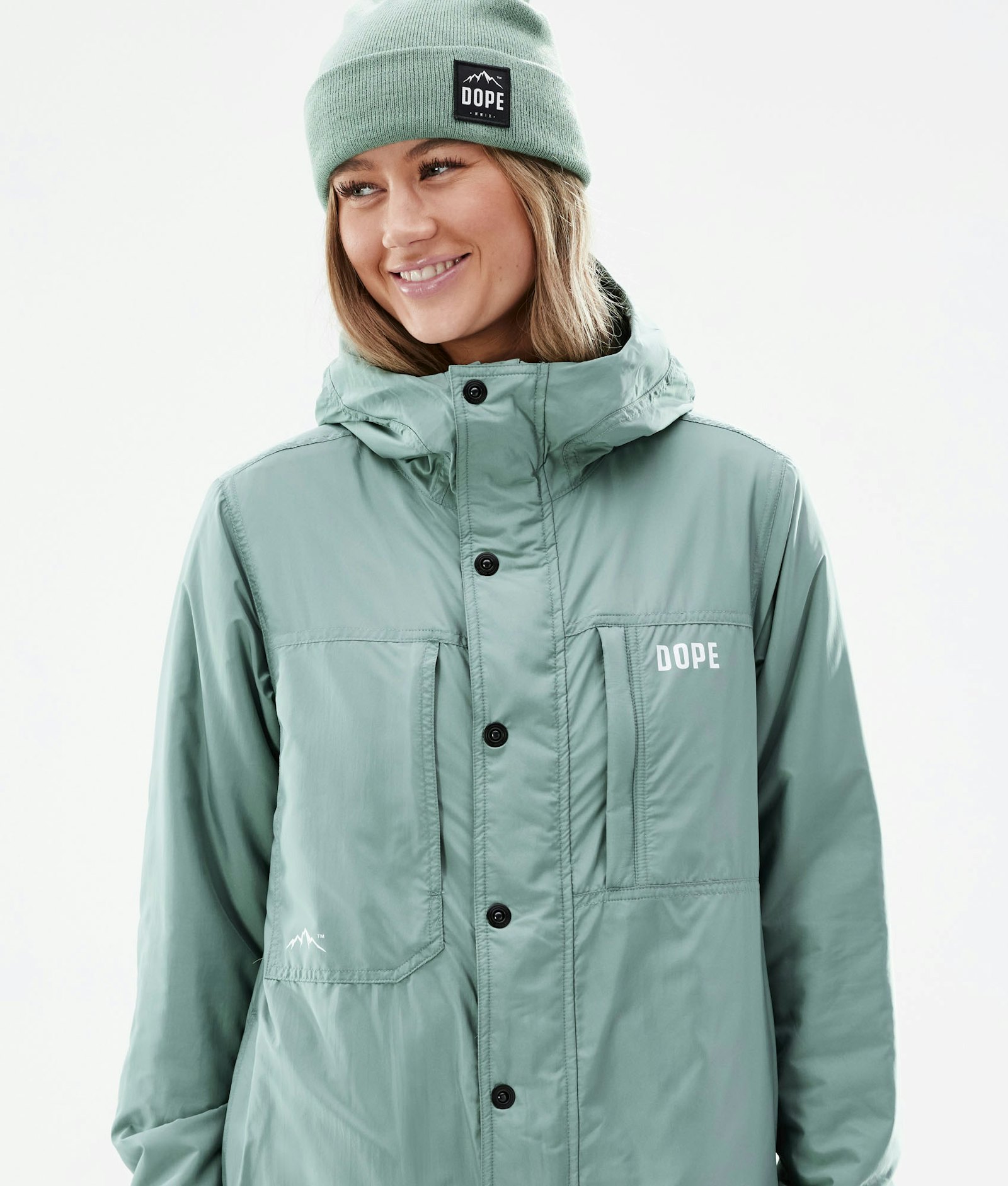 Insulated W Mellomlags jakke Outdoor Dame Faded Green