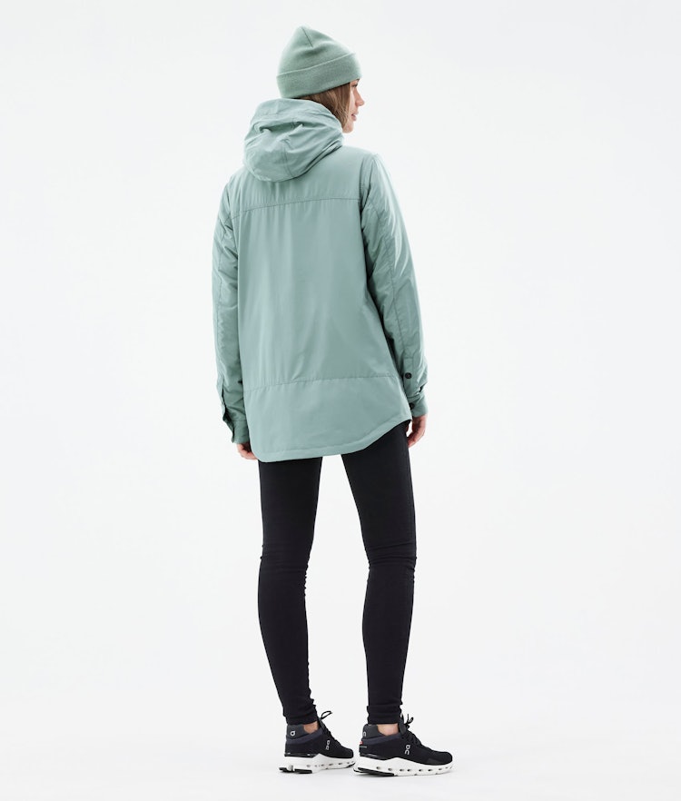 Insulated W Midlayer Jacket Outdoor Women Faded Green, Image 4 of 10