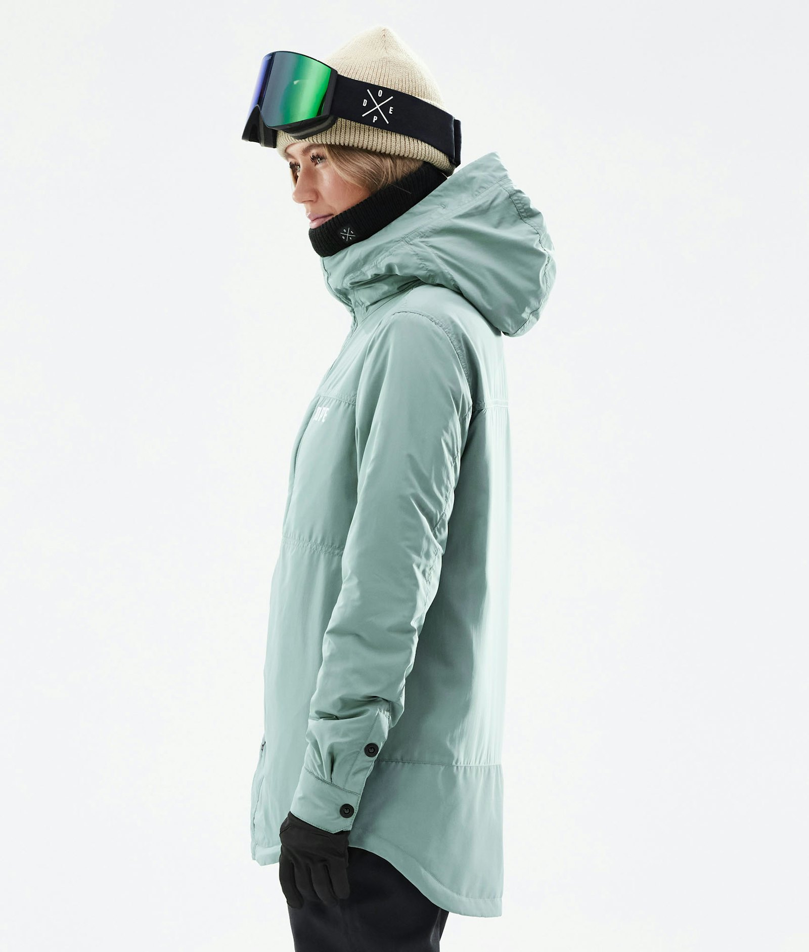 Insulated W Midlayer Jacket Ski Women Faded Green