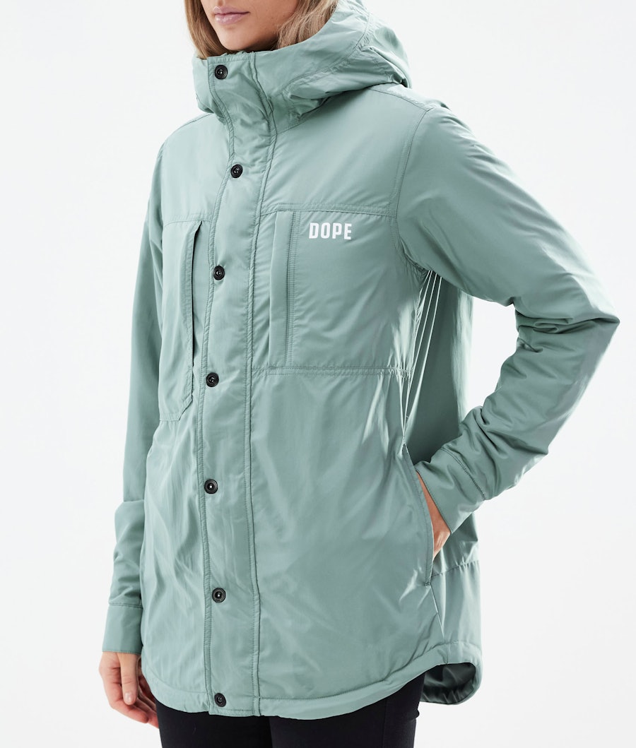 Dope Insulated W Women's Midlayer Jacket Outdoor Faded Green