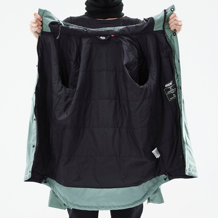 Insulated W Midlayer Jacket Ski Women Faded Green, Image 12 of 12