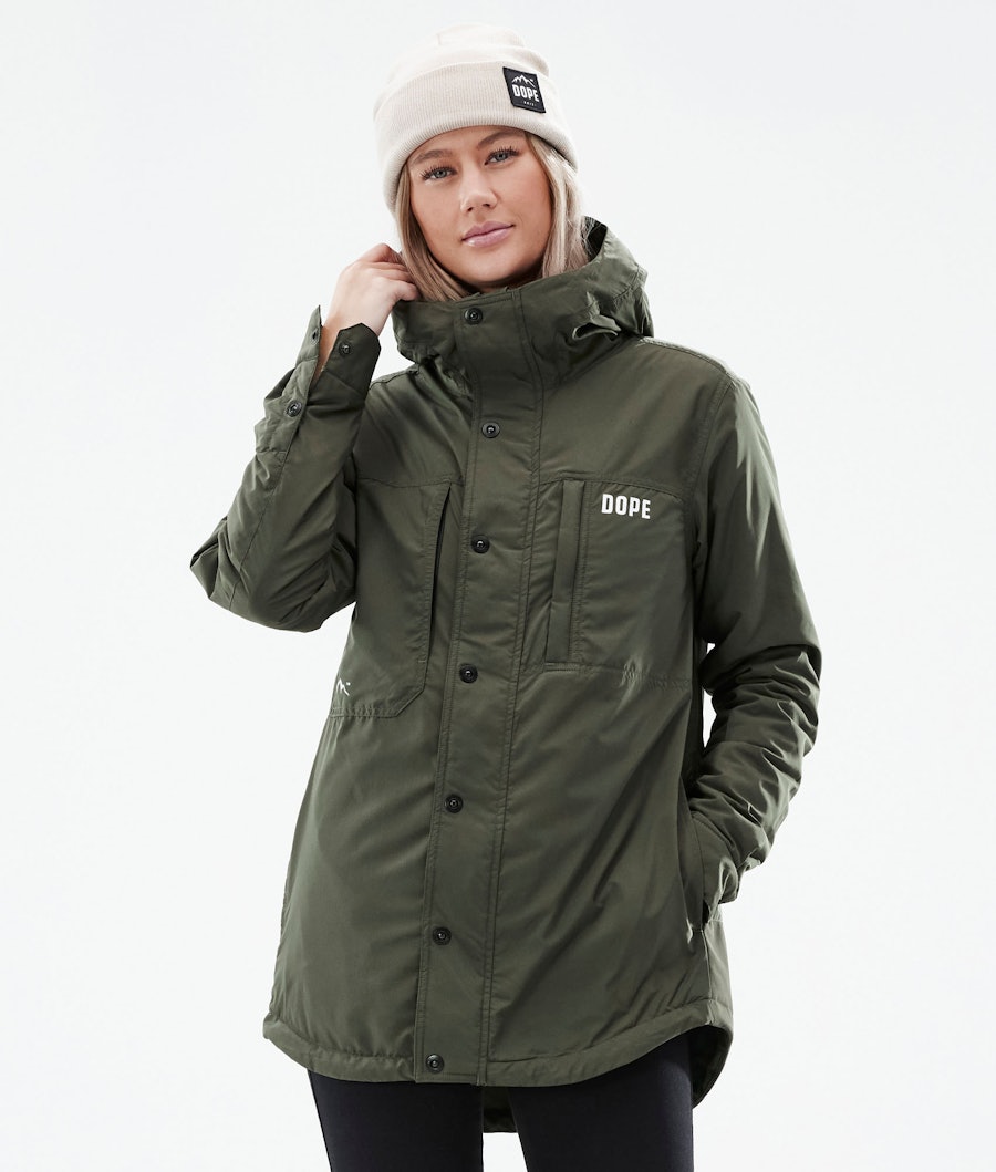 Insulated W Veste Outdoor - Couche intermédiaire Femme Olive Green