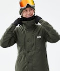Dope Insulated W Veste - Couche intermédiaire Femme Olive Green Renewed, Image 3 sur 12