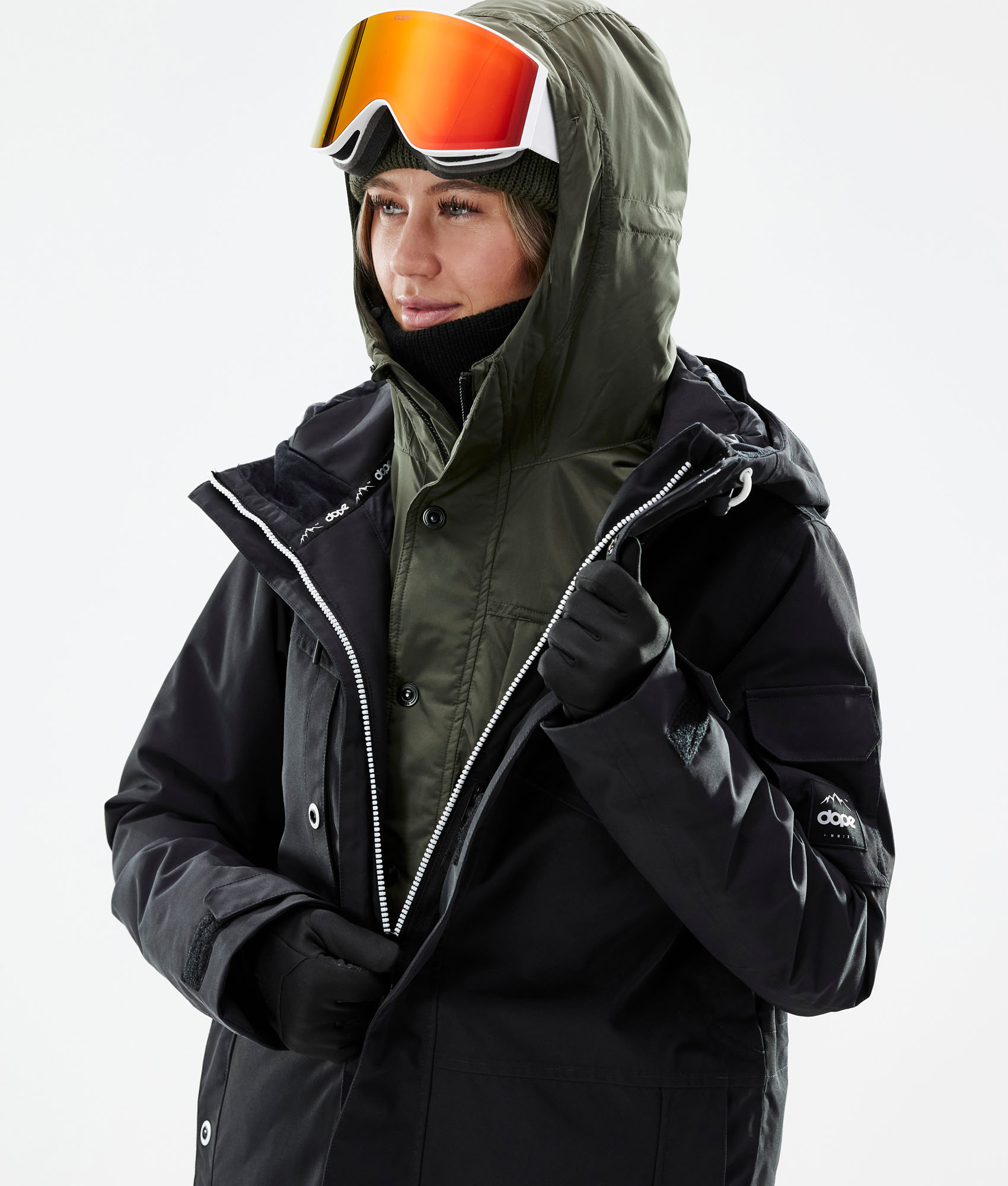 Dope Insulated W Midlayer Jacket Ski Women Olive Green | Ridestore UK