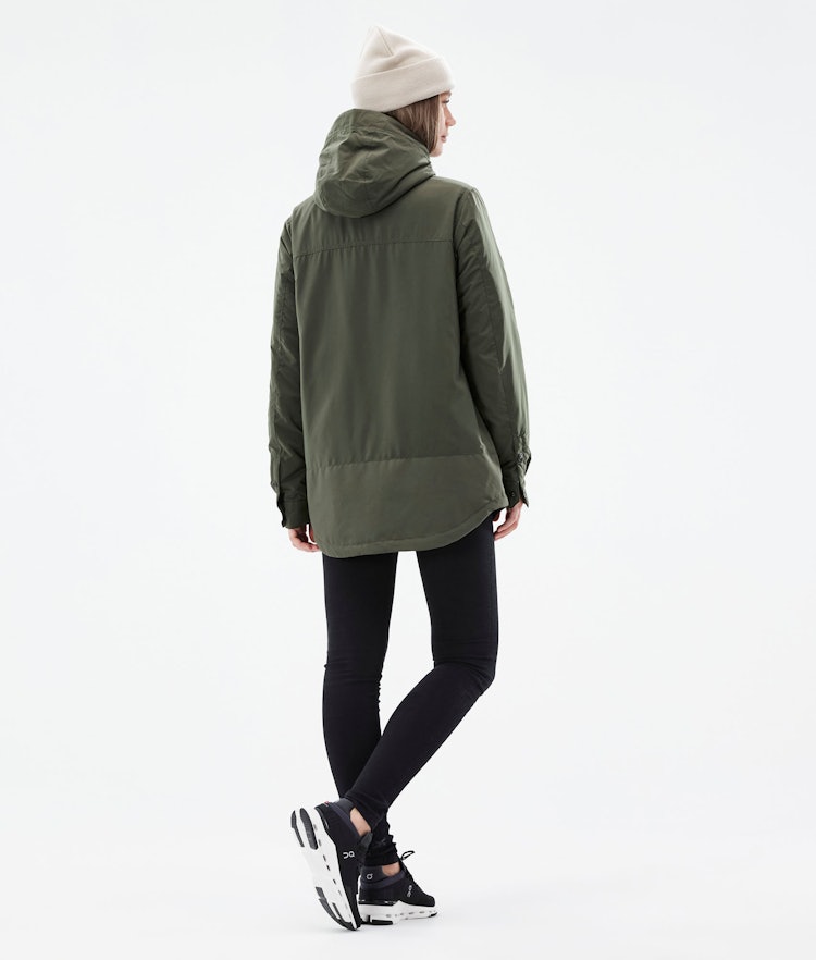 Insulated W Midlayer Jas Outdoor Dames Olive Green