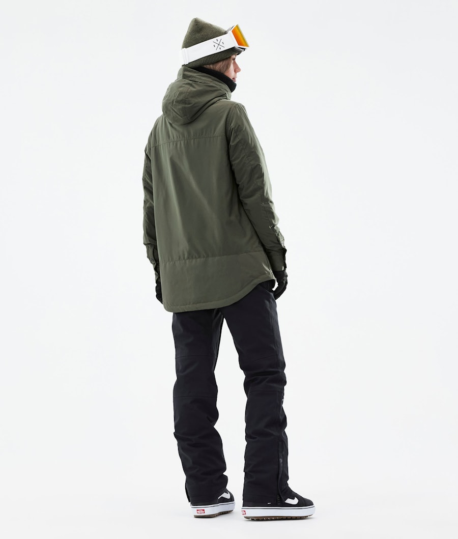 Dope Insulated W Midlayer Jas Dames Olive Green