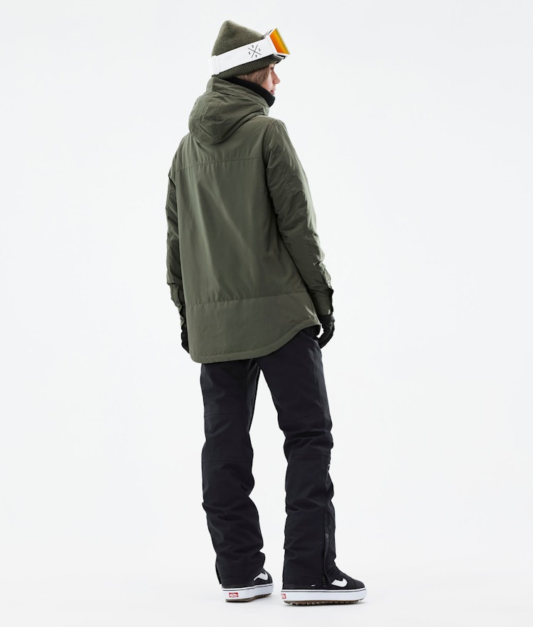 Insulated W Midlayer Jacket Women Olive Green, Image 6 of 12