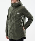 Insulated W Midlayer Jas Outdoor Dames Olive Green