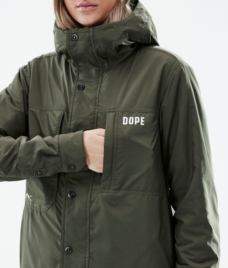 Dope Insulated W Mellomlags jakke Outdoor Dame Olive Green