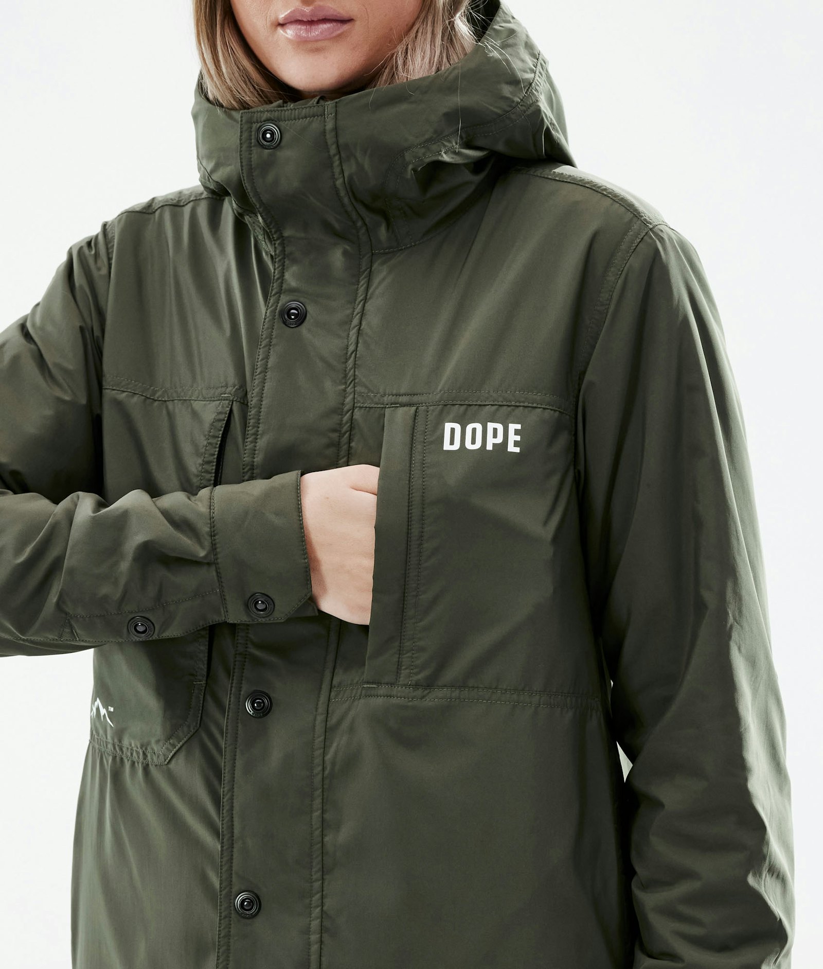 Dope Insulated W Giacca Midlayer Outdoor Donna Olive Green