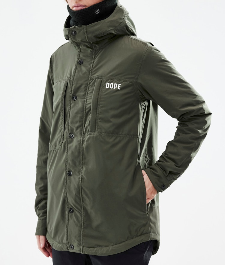 Insulated W Midlayer Jacket Women Olive Green, Image 9 of 12