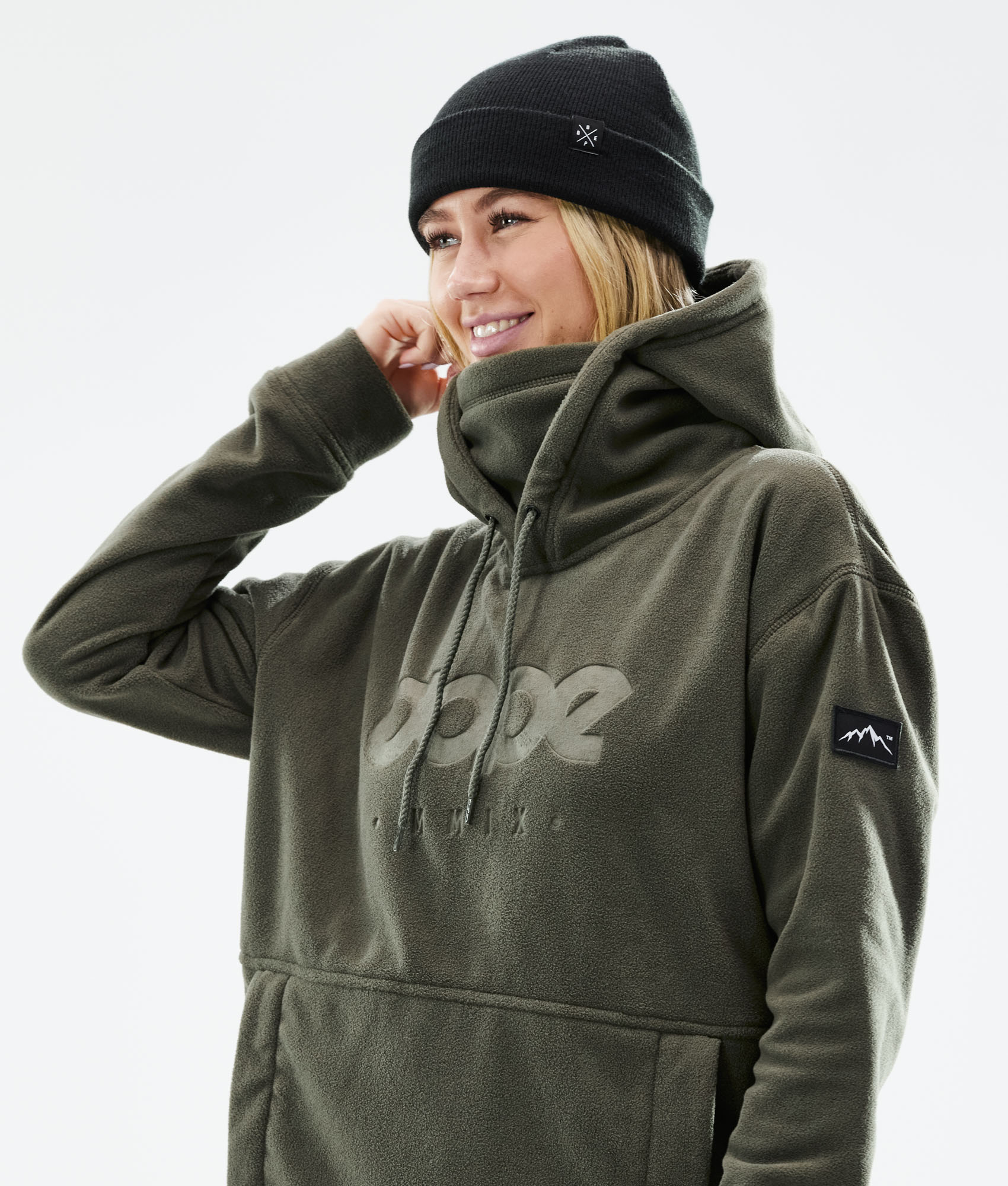Dope Cozy II W 2021 Fleece Hoodie Women Olive Green