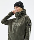 Dope Cozy II W 2021 Pull Polaire Femme Olive Green, Image 2 sur 6