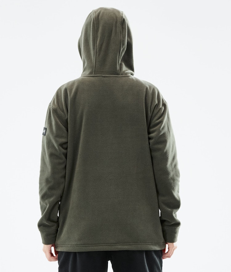 Dope Cozy II W 2021 Pull Polaire Femme Olive Green, Image 3 sur 6