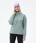 Dope Comfy W 2021 Fleece Sweater Women Faded Green
