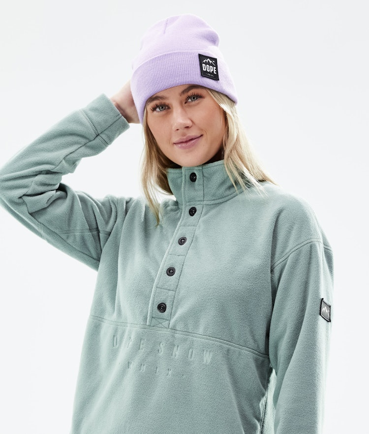 Dope Comfy W 2021 Fleece Sweater Women Faded Green Renewed, Image 2 of 7